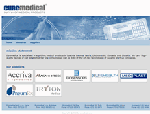 Tablet Screenshot of euromedical.com