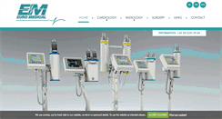 Desktop Screenshot of euromedical.be