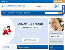 Tablet Screenshot of euromedical.pl